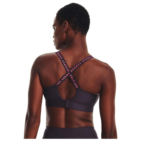 Under Armour Γυναικείο μπουστάκι Infinity Covered Mid Under Armour Γυναικείο μπουστάκι Infinity Covered Mid